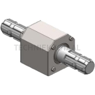 Scharmüller Aftakas tussenlager Ø 44,5 mm (1 3/4"), 320 mm, 75 x 60 mm, M16