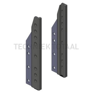 Scharmüller Trekhaakframe standaard 23,5 kN, 500 kg, rail 255 mm