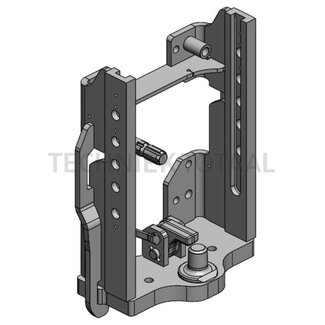 Scharmüller Anhängebockrahmen Standard Pitonfix, 97,1 kN, 3000 kg, rail 390 mm