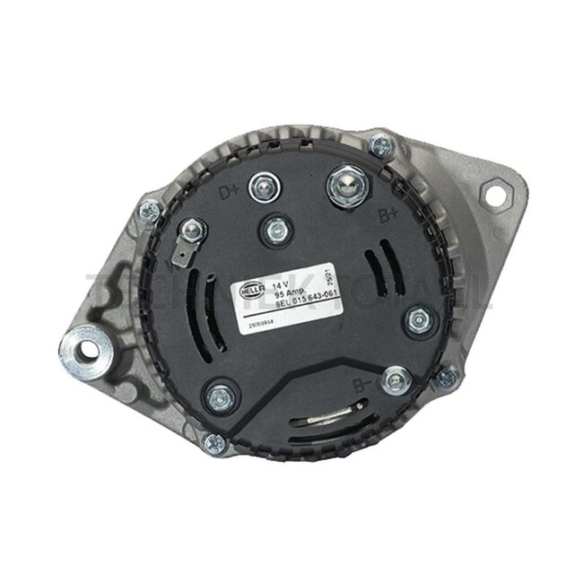 HELLA Generator 14 V / 95 A, Riemenscheibe-Ø 50 mm, 8 Nuten | 8EL 015 643-061
