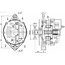 HELLA Generator 14 V / 65 A, Riemenscheibe Ø 77 mm, 1 Nut | 8EL 015 643-151