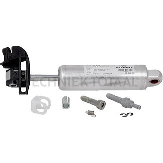GRAMMER Schokdemper instelbaar Ø 38 mm, 165 - 230 mm, oog Ø 12 mm, MSG 115
