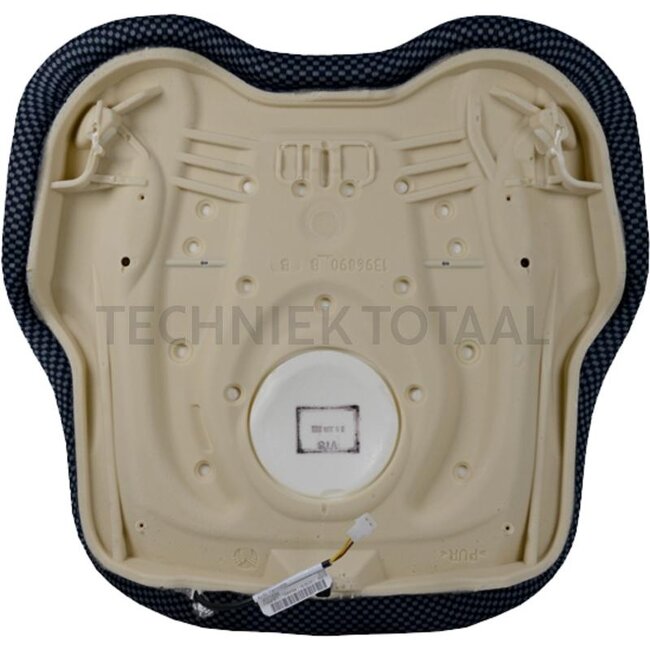 GRAMMER Seat cushion 2731 stof blue black, 520 mm, 12V / 24V heating | 1458135