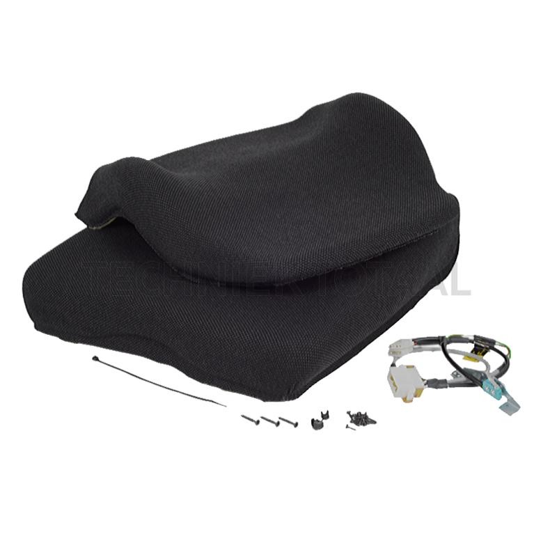 GRAMMER Bekledingsset stoelverwarming stof 450 mm, 48 V, antraciet, MSG 20 | 1158954