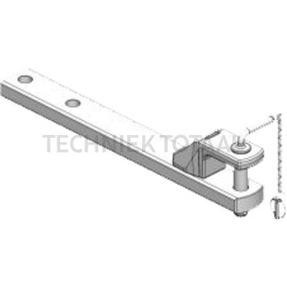 Scharmüller Dissel pen-Ø 31,5 mm, 750 mm, categorie 2, Kioti grijs