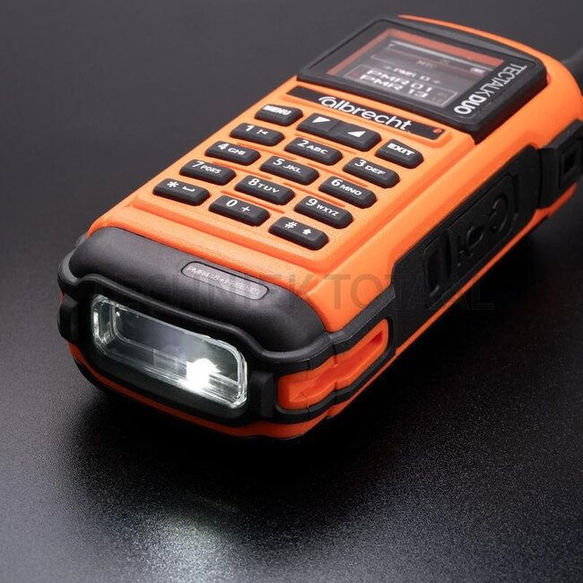Albrecht Tectalk Duo PMR446 & Freenet, IP56, 134 x 60 x 38 mm