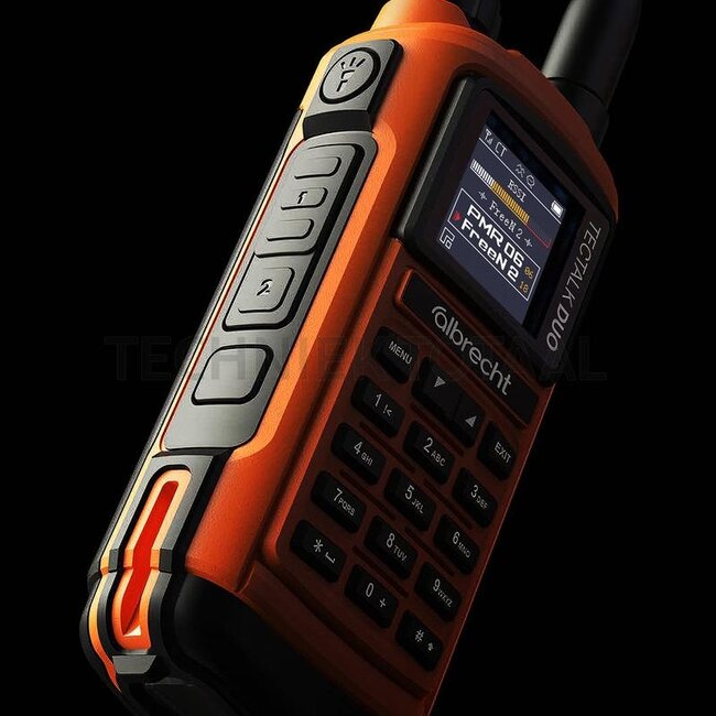 Albrecht Tectalk Duo PMR446 & Freenet, IP56, 134 x 60 x 38 mm