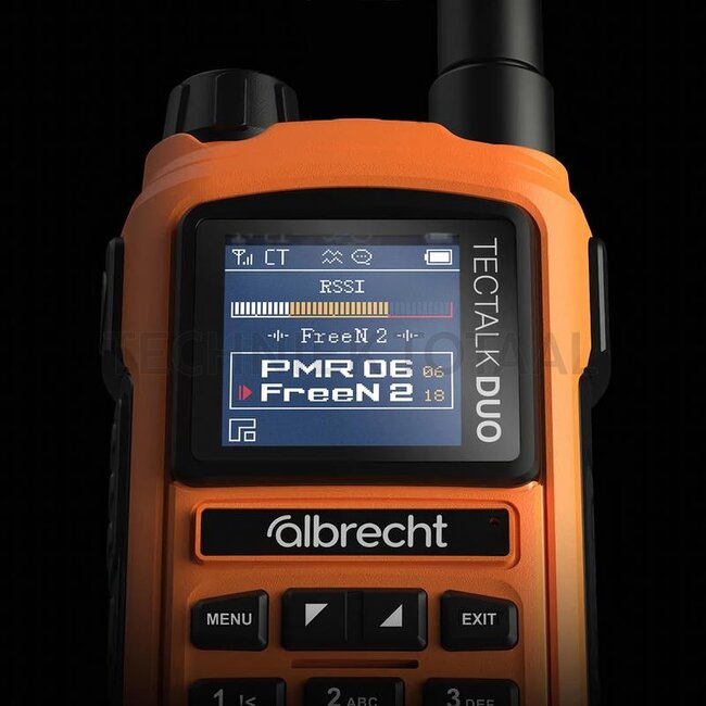 Albrecht Tectalk Duo PMR446 & Freenet, IP56, 134 x 60 x 38 mm