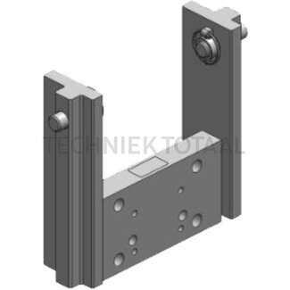 Scharmüller Adapterplaat 309 mm rail, geleiding 30 mm, gatenpatroon 140 x 80 mm