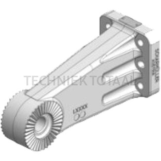 Scharmüller Adapterflens 110 x 100 mm, 36 tanden, D 68 kN, 383 mm, M16