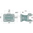 Sauermann Flanschkupplung John Deere Grün Bolzen 31 mm, 160 x 100 mm, M21, 97,1 kN | S02 1600 1