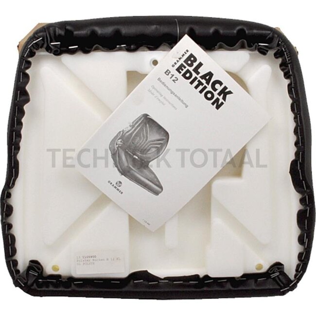 GRAMMER Back cushion PVC, black, seat B12 | 1105900