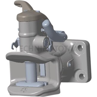 Sauermann Flanschkupplung Bolzen 31 mm, 140 x 80 mm, M17, 2000 kg, Tiefmaul