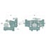Sauermann Inner part clutch ball 80, rail 330 mm, 3000 kg, AGCO gray | S04 3301 4