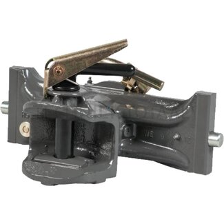 Sauermann Anhängerkupplung rail 390 mm, 120,9 kN, ohne Bolzen, AGCO Grau