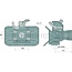 Sauermann Flanschkupplung Bolzen 31 mm, 140 x 80 mm, M17, 1000 kg, drehbare mond | S06 1411 2