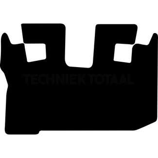 GRANIT Velour floor mat black Kubota KX 085-5
