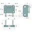 Scharmüller Bracket trailer coupling 140 x 80 mm, M20, 31,1 kN Deutz-Fahr
