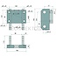 Scharmüller Console aanhangerkoppeling 140 x 80 mm, M20, 31,1 kN Deutz-Fahr