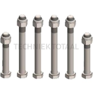Scharmüller Boutenset K50 gedwongen besturing 4x M16 x 160, 2x M16 x 110 - 6 stuks