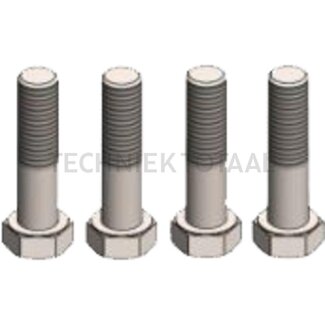 Scharmüller Bolt set K50 forced steering 4x M16 x 65 - 4 pieces