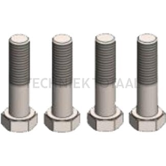 Scharmüller Boutenset K50 gedwongen besturing 4x M16 x 65 - 4 stuks