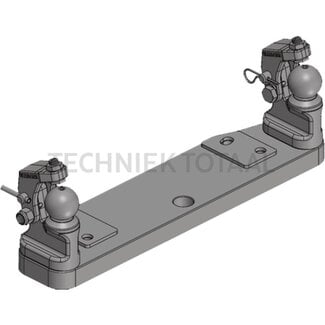 Scharmüller Gedwongen besturing K50, 250 mm, beide zijden, John Deere groen, 22 kg