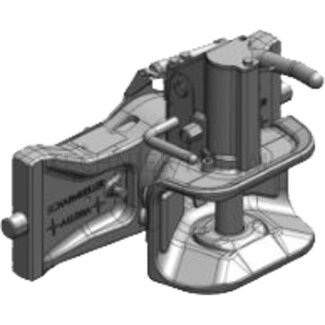 Scharmüller Trekbek automatisch verstelbaar, rail 390 mm, pen 31 mm, 120 kN