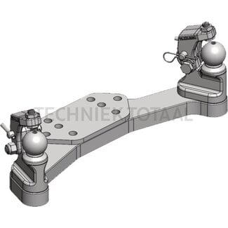 Scharmüller Gedwongen besturing K50, 250 mm, beide zijden, John Deere groen, 19 kg