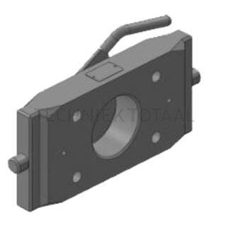 Scharmüller Adapterplatte 330 mm rail, Führung 32 mm, Lochbild 160 x 100 mm
