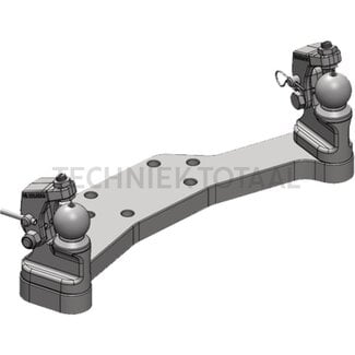Scharmüller Gedwongen besturing K50, 250 mm, beide zijden, John Deere groen, 18 kg