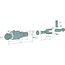 Walterscheid Stabilisator hydraulisch HGST M36 x 3, 325 - 418 mm, slag 22 mm | 1208956