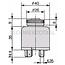 Cobo Ignition lock metal Ø 40 mm, length 54,5 mm, positions P-0-1-2