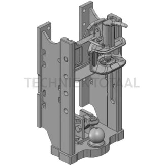 Scharmüller Anhängebockrahmen Standard 97,1 kN, 330 mm, Kugel 80