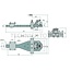 Scharmüller Support plates ball 80, 970 x 270 mm, thickness 50 mm, 83 kN | 00.960.383.0-SET, 00.960.383.0-SET-A17