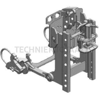 Scharmüller Drawbar frame standard 76,4 kN, 330 mm, type 427, axle tube Ø 120 mm