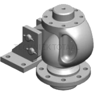Scharmüller Draagplaat kogel 110, 90,7 kN, boring M16, oplegdruk 15000 kg