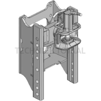 Scharmüller Trekhaakframe standaard 89,3 kN, 330 mm Mercedes Benz Unimog 435
