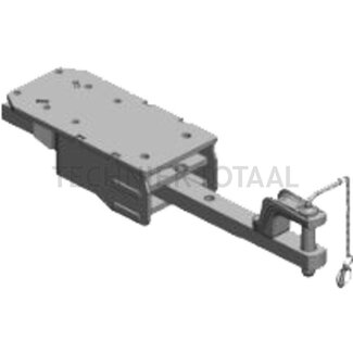 Scharmüller Ombouwset dissel 965 mm, 60 x 40 mm, pen 31,5 mm, 20 kN, positie 3