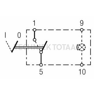 GRANIT Latching switch 4 connections, I-0, 12/24 V, ohne Komfortfunktion