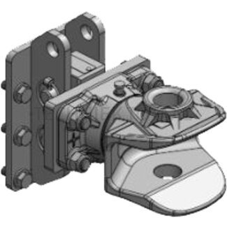 Scharmüller Zugmaul Manuell Absteckbar mit Konsole, Bolzen 31 mm, M14, 5000 kg