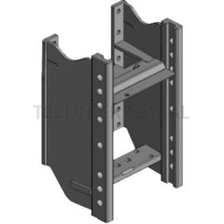 Scharmüller Drawbar frame 74 kN, 3000 kg, rail 330 mm, pin Ø 25 mm, draw pendulum