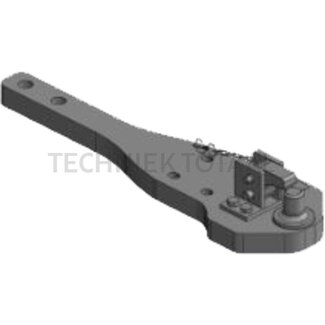 Scharmüller Draagplaat Piton Fix, 74 kN, 912 x 260 mm, 2 hartbouten