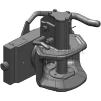 Scharmüller Trekbek automatisch verstelbaar, rail 255 mm, pen 31 mm, 82,4 kN