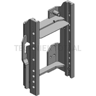 Scharmüller Drawbar frame 118 kN, 4000 kg, rail 390 mm, pin Ø 25 mm, standard