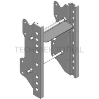 Scharmüller Anhängebockrahmen 36 kN, 1500 kg, rail 330 mm, Bolzen Ø 25 mm, Standard
