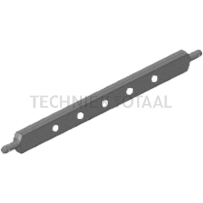 Scharmüller Ackerschiene Ackerschienen Kategorie 2, 875 mm, 80 x 35 mm, 5 Löcher | 02.470.002-A34