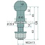 AL-KO Kogeltrekpen K50 M24 x 1,5, 26 x 63 mm, treklast 3500 kg | 1860683