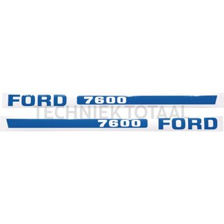 . Stickerset Ford 7600