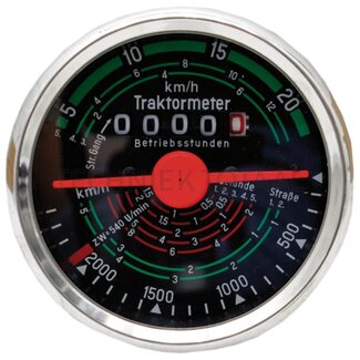 GRANIT Tractormeter clockwise 20 km/u, Ø 80 mm Fendt Favorit 1 - 2
